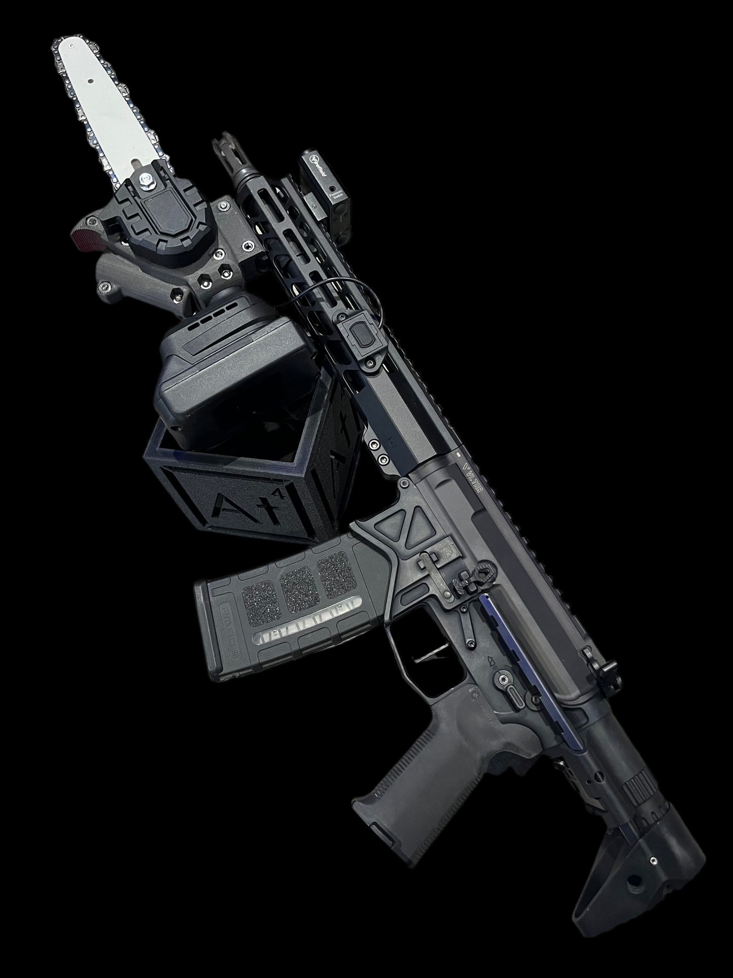 Picatinny Chainsaw Bayonet
