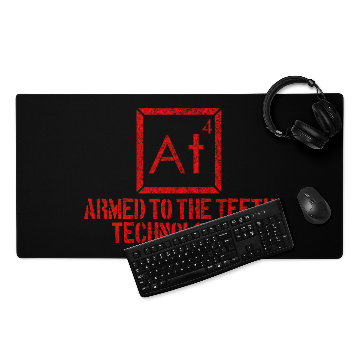 At4 logo cleaning mat / mouse pad