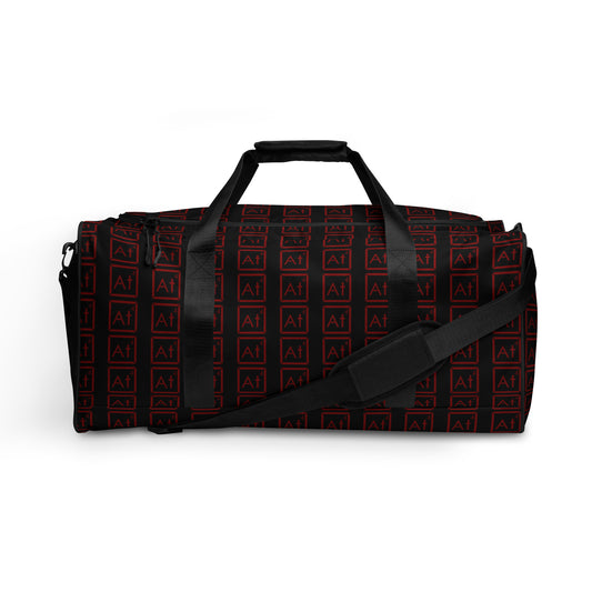 Red At4 logo Duffle bag