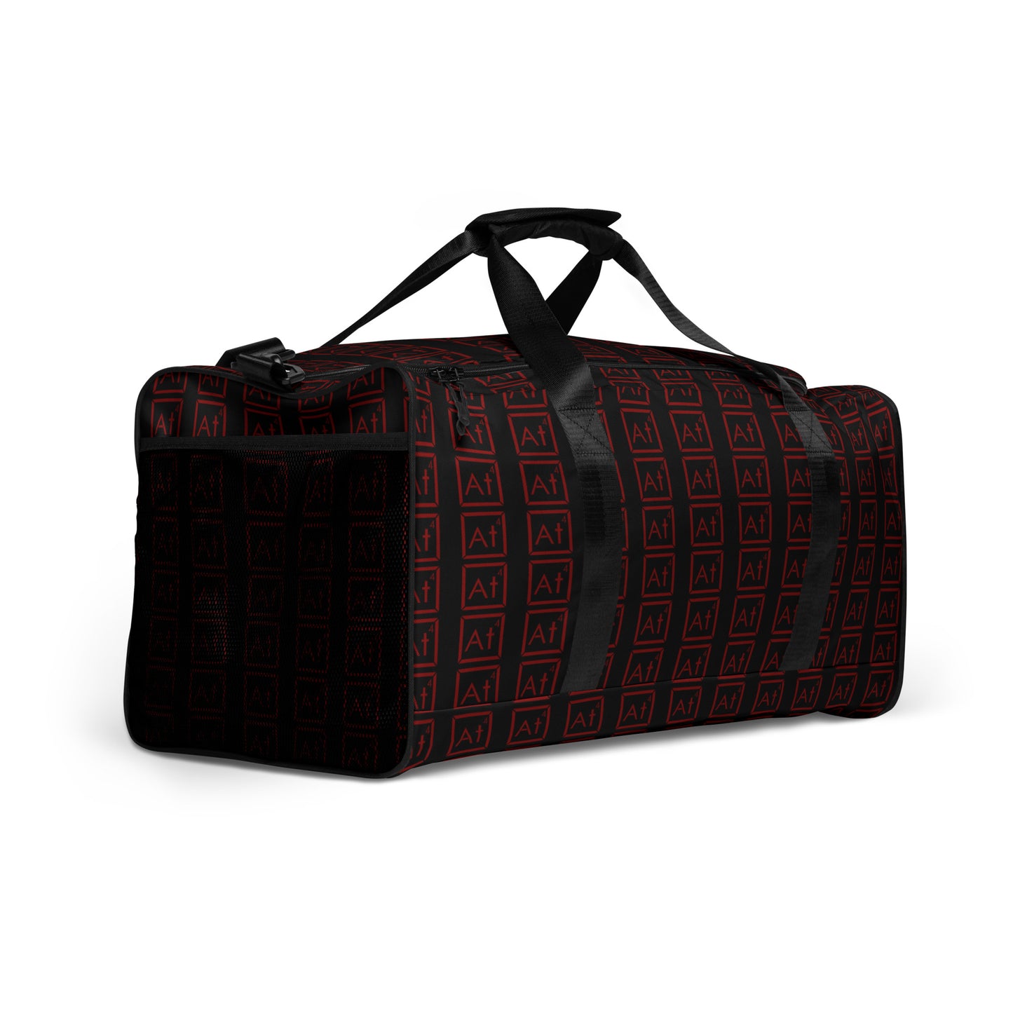 Red At4 logo Duffle bag